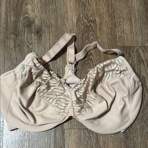 Glamorise WonderWire Front-Close T-Back Bra Size 34H